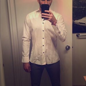 Bogosse white button down